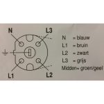 Perilex aansluitsnoer 2 meter - 226620